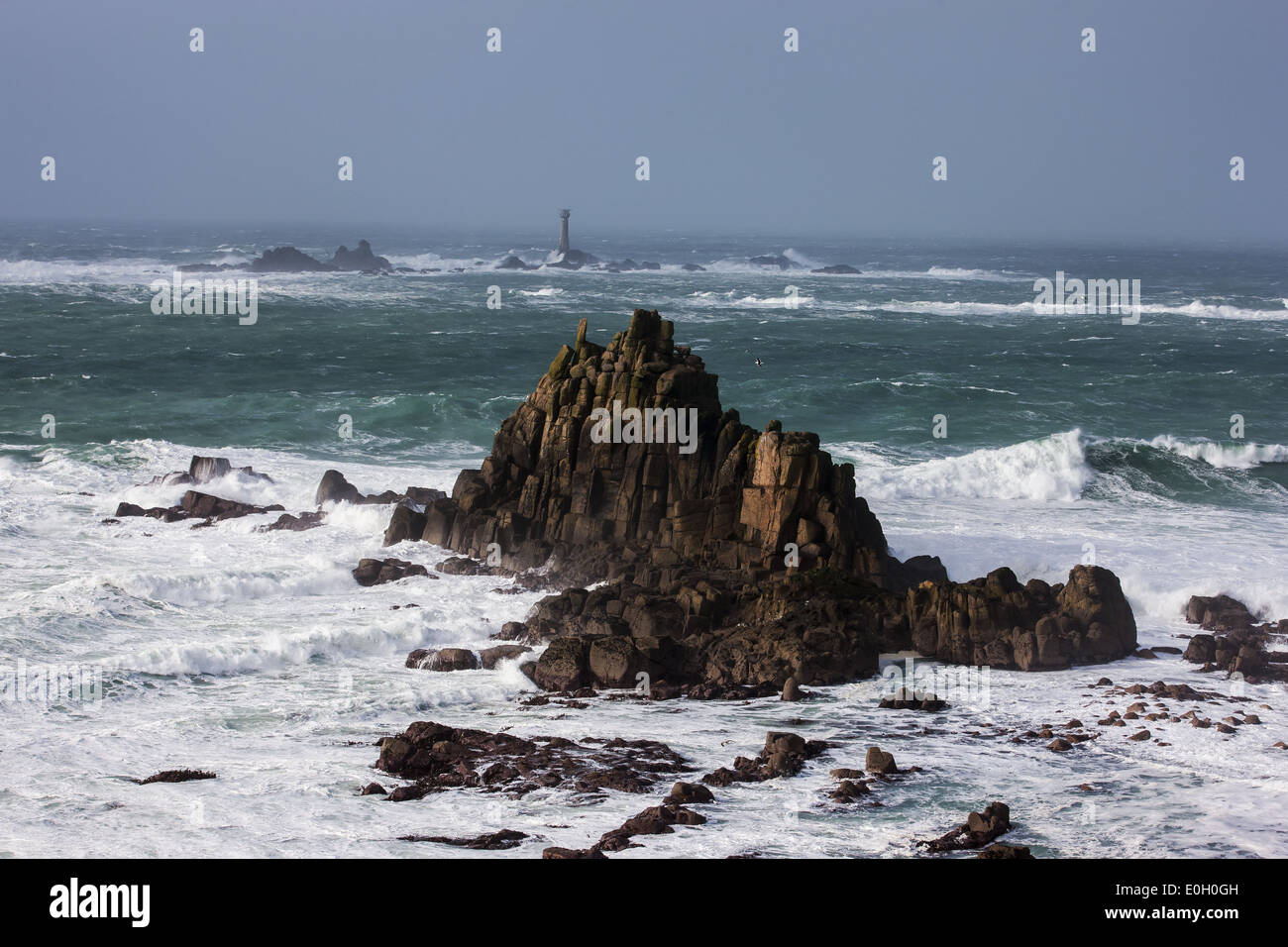 South West Coast Path, Lands End Stockfoto