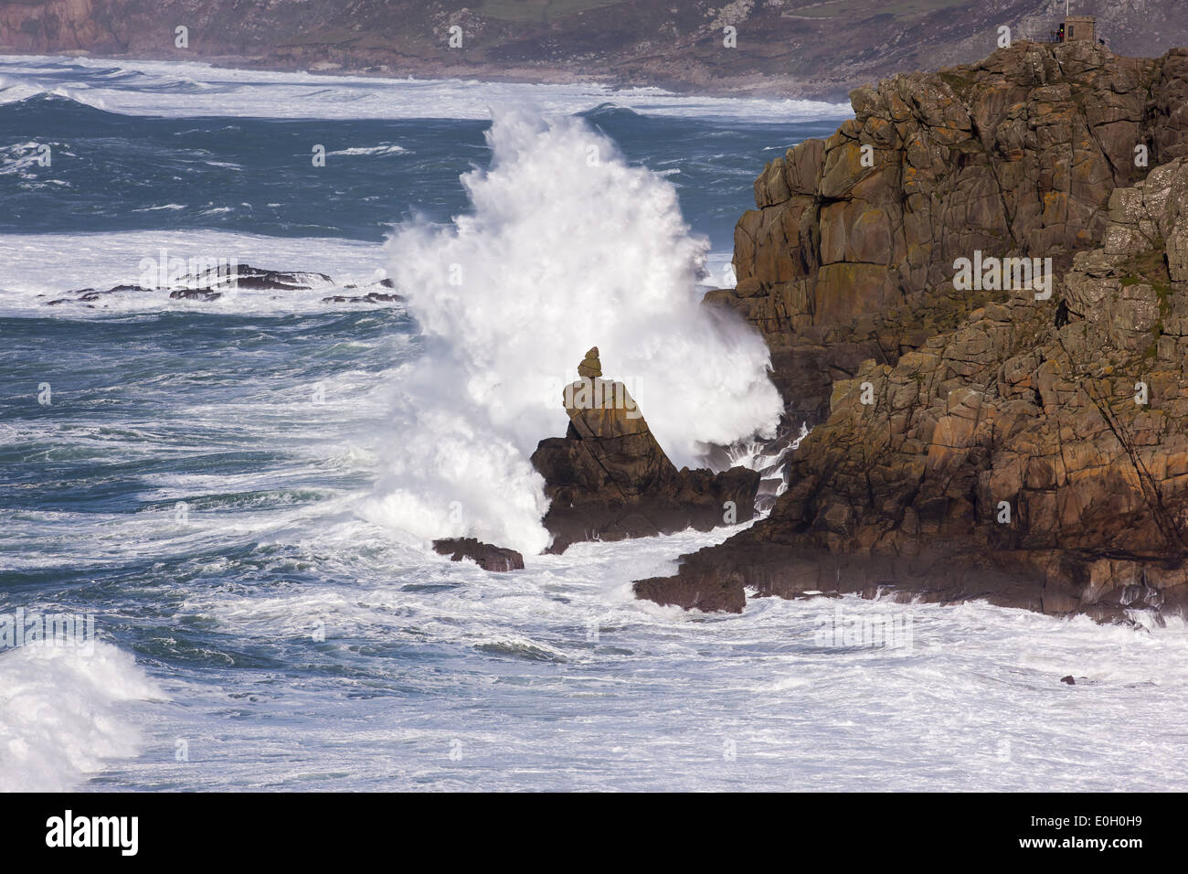 South West Coast Path, Lands End Stockfoto