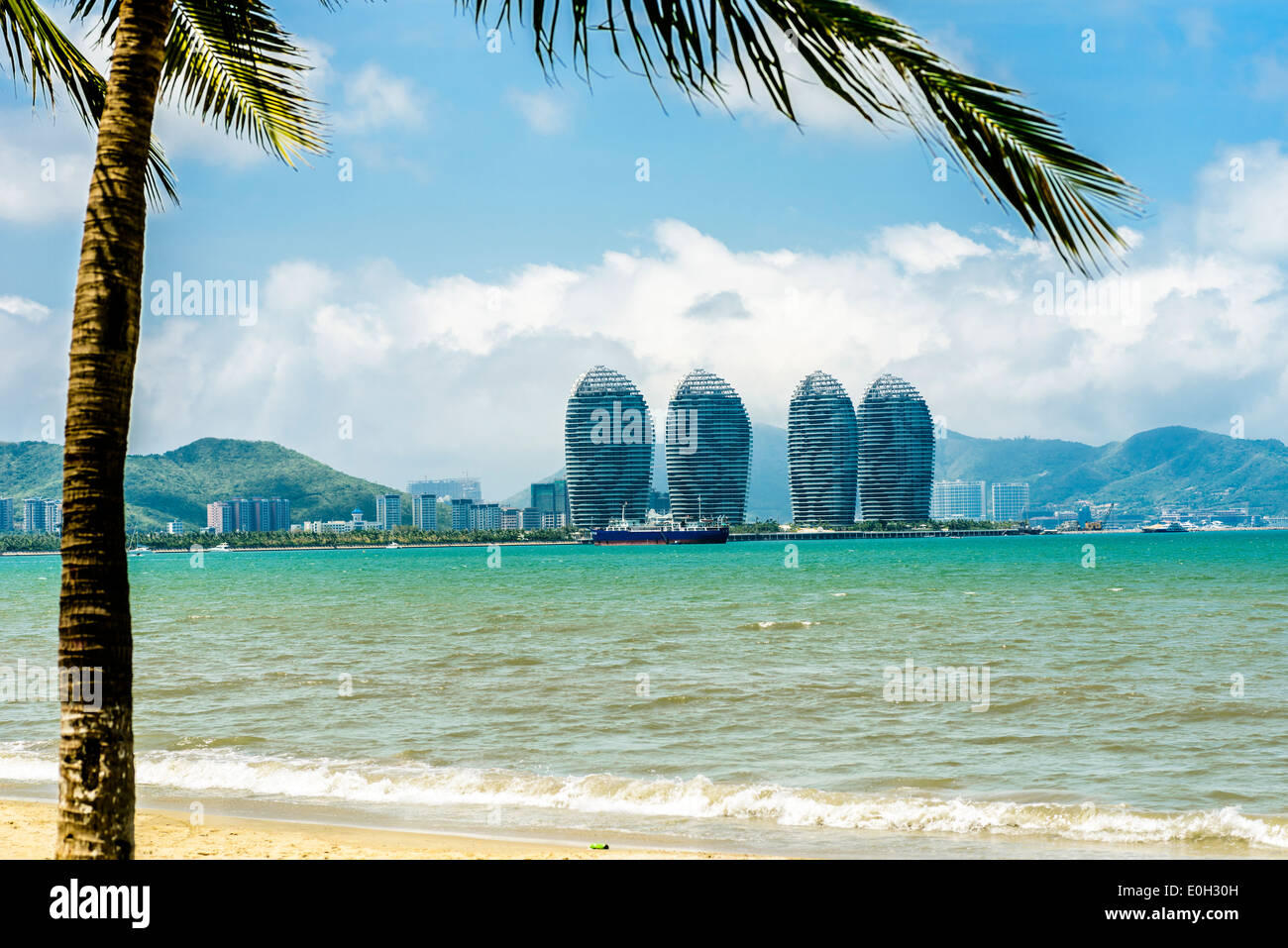 Phoenix Insel, Sanya Bay, Sanya, Hainan, China Stockfoto