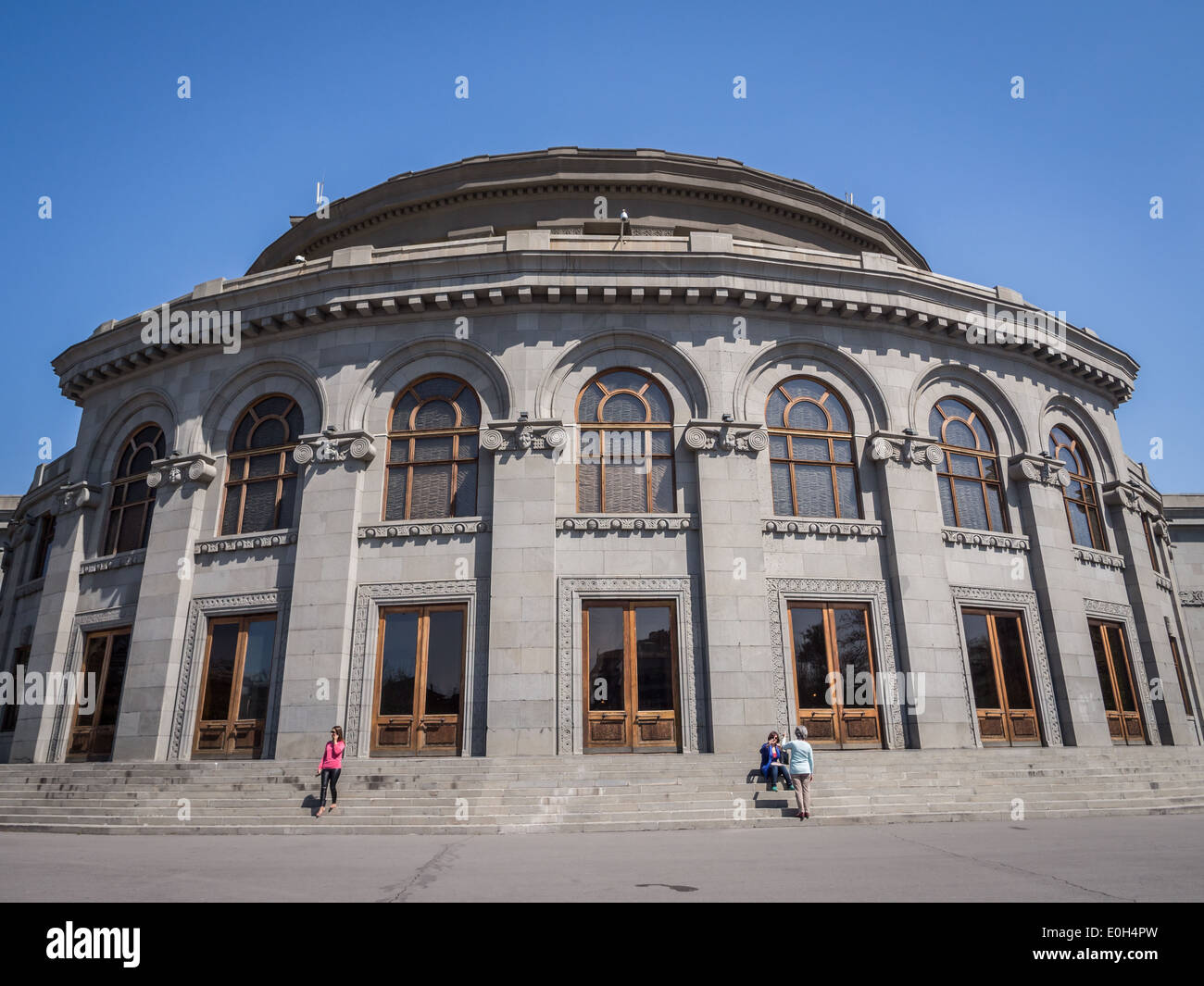 Armenische akademische Nationaltheater von Oper und Ballett in Eriwan. Stockfoto