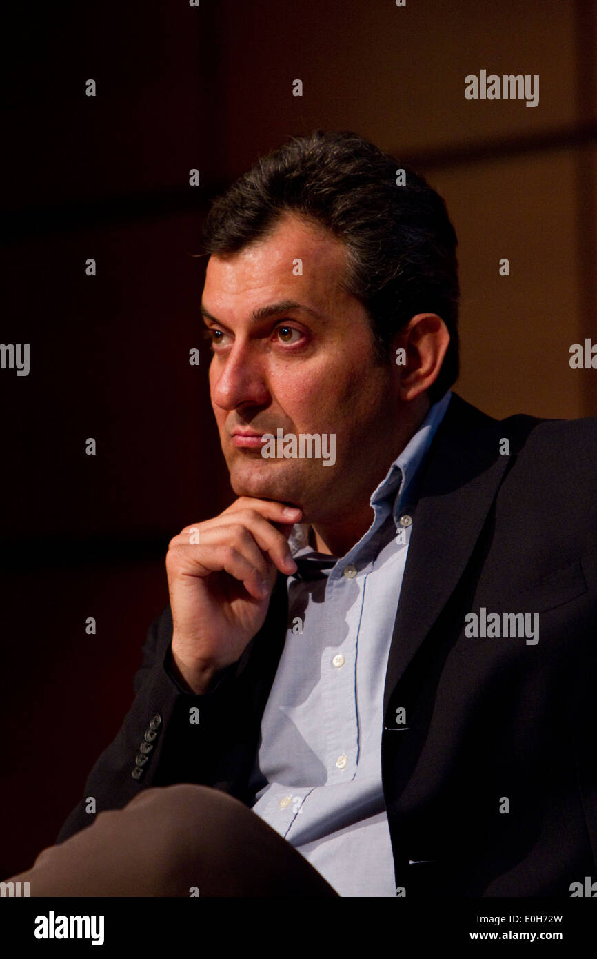 Direktor der Zeitung "La Stampa", Journalist Mario Calabresi, während einer Konferenz Stockfoto