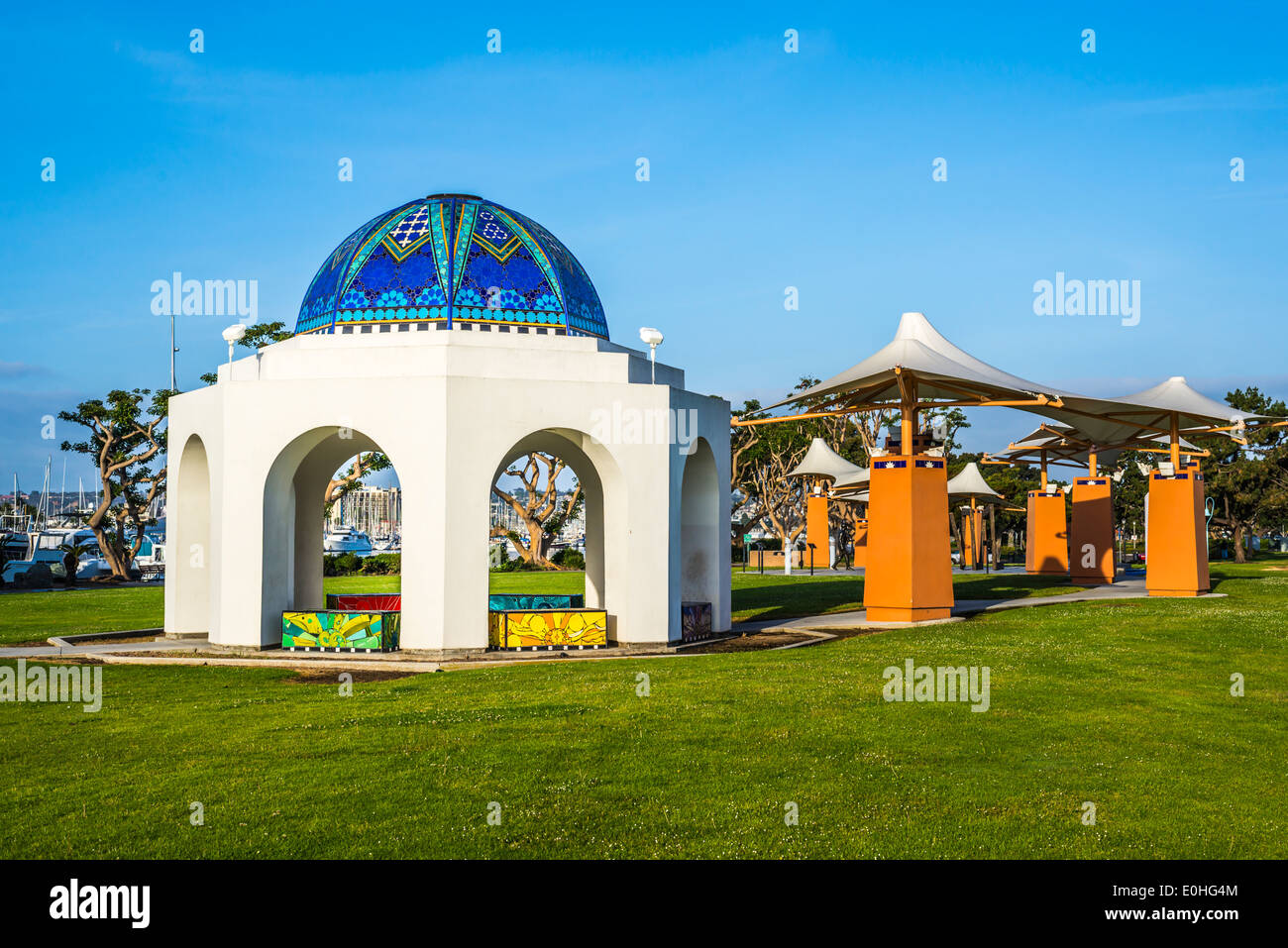 Kuppelbau im Krebs Überlebenden Park. San Diego, California, Vereinigte Staaten von Amerika. Stockfoto