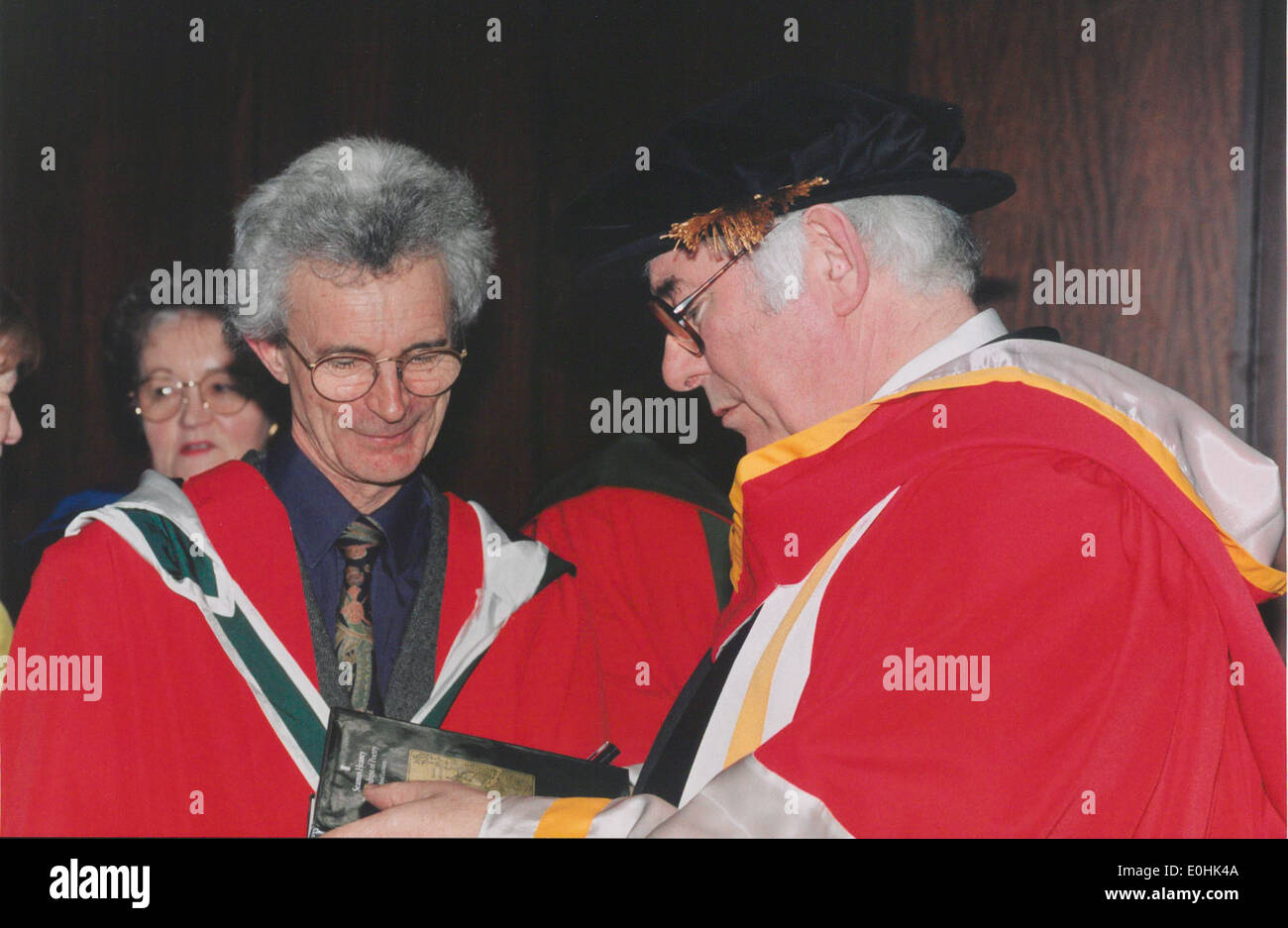 Seamus Heaney Ehrendoktorwürde verliehen (7) Stockfoto