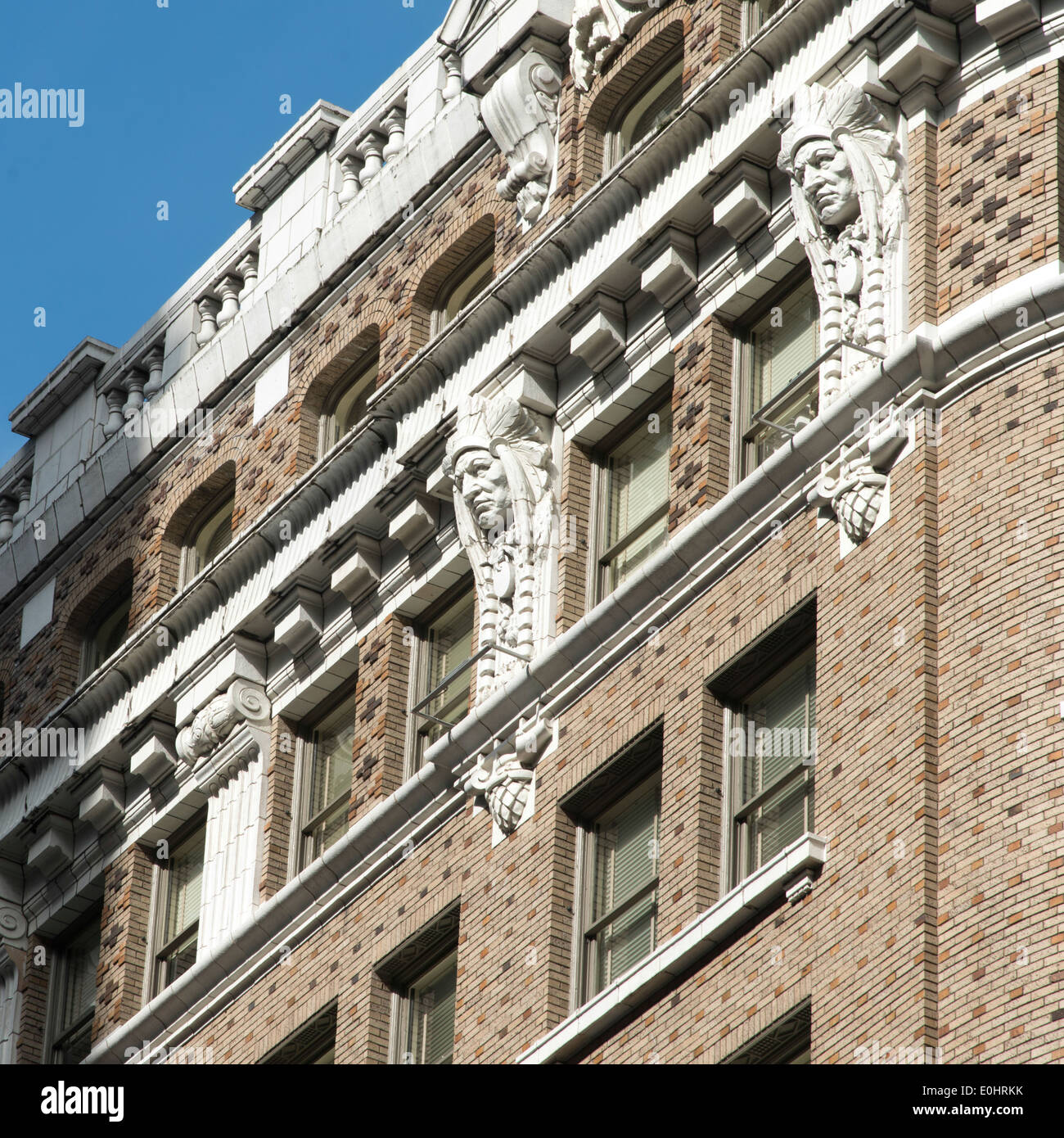 Niedrigen Winkel Außenansicht eines Gebäudes, Seattle, Washington State, USA Stockfoto