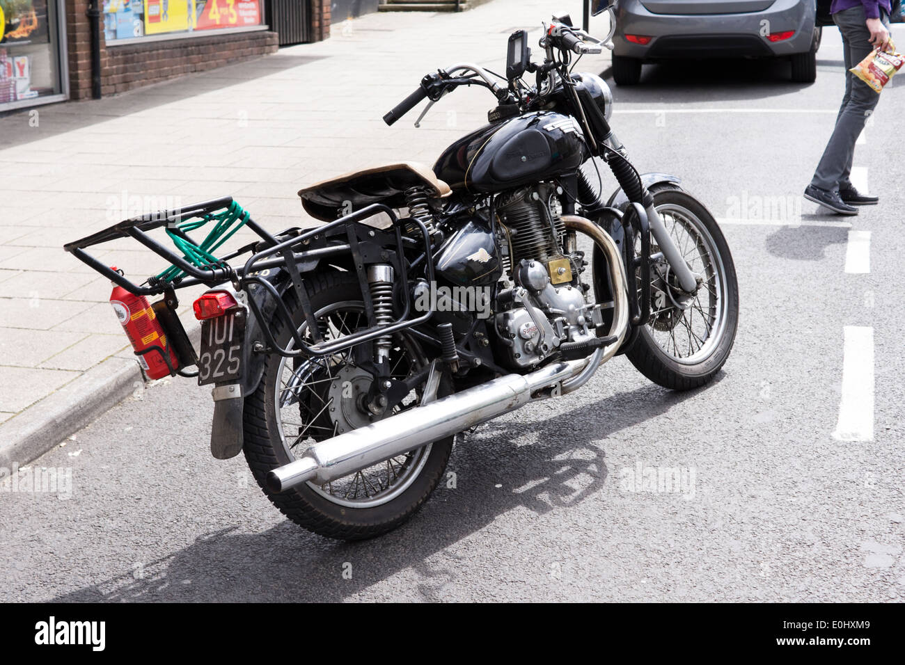 Royal Enfield Bullet 550cc Motorrad Stockfoto