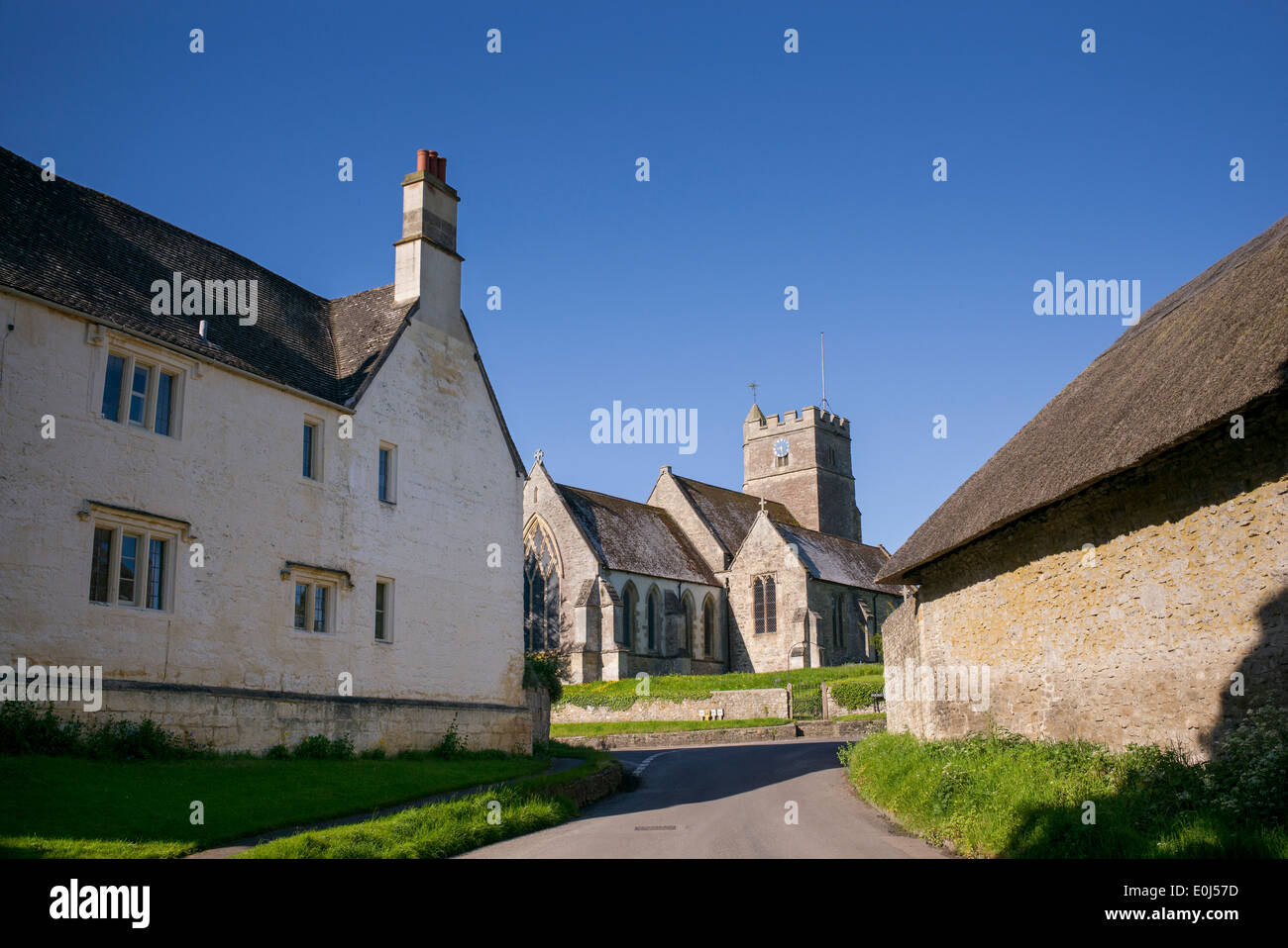 Johannes der Täufer Pfarrkirche in Stanton St. John, Oxfordshire, England Stockfoto