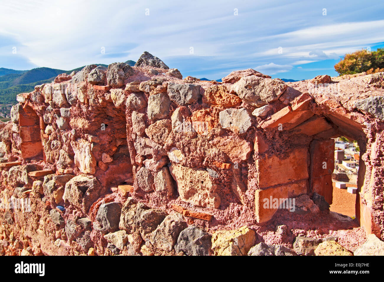 Onda Burg in der Region Castellon, Spanien Stockfoto
