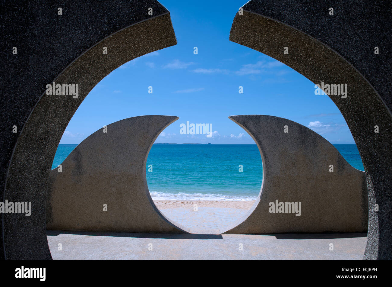 Meer in Penghu-Inseln Stockfoto
