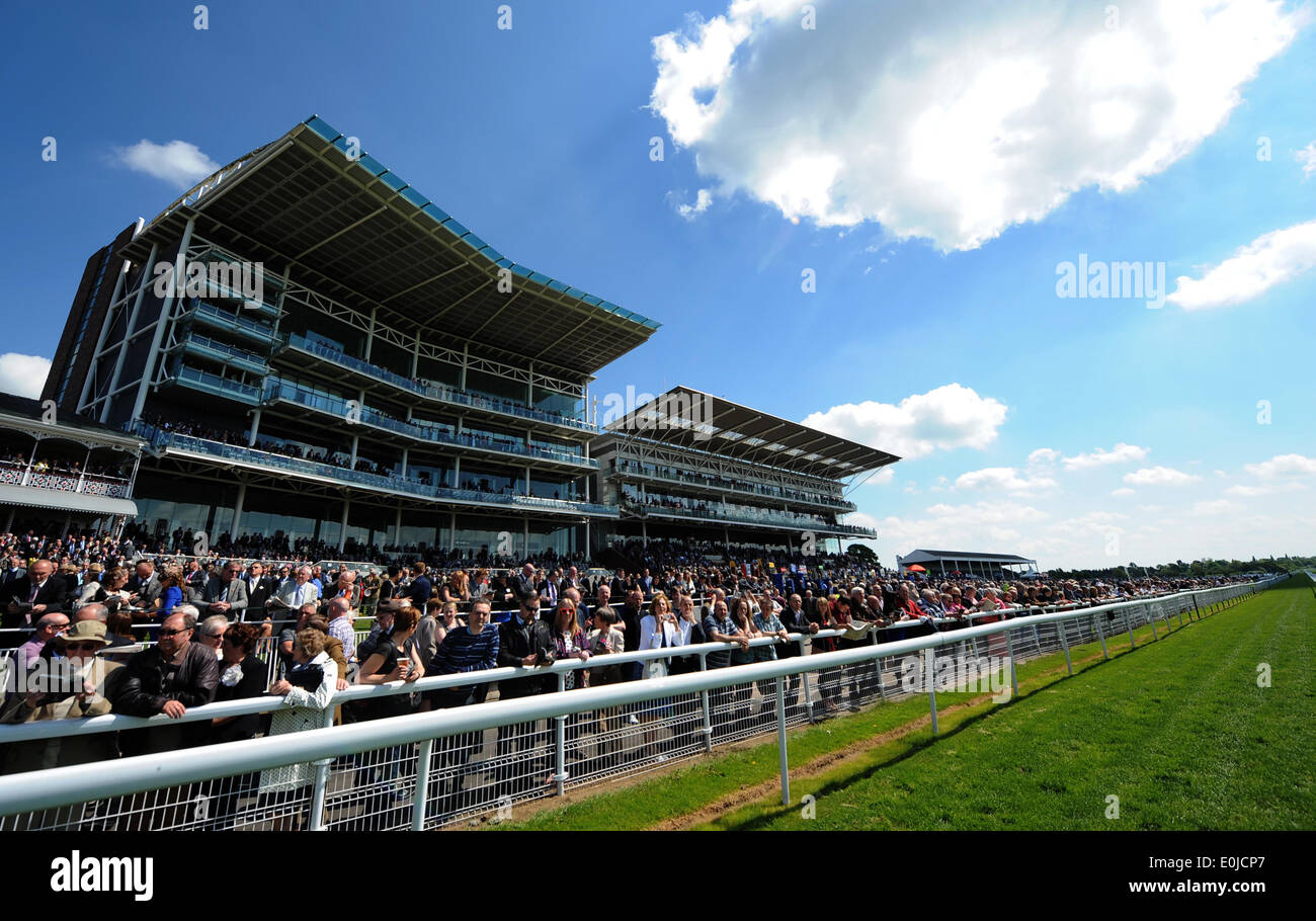 YORK RACECOURSE DANTE FESTIVAL 2014 YORK RACECOURSE YORK ENGLAND 14 Mai 2014 Stockfoto