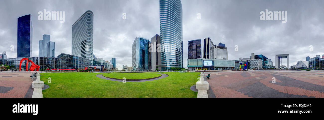 Grande Arche De La Défense in Paris, Frankreich Stockfoto