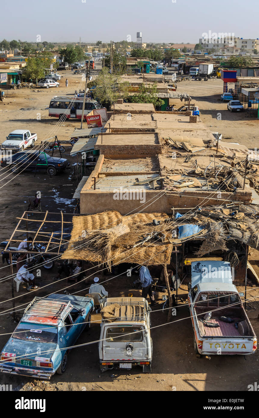 Schuppen in Kassala, Sudan Stockfoto