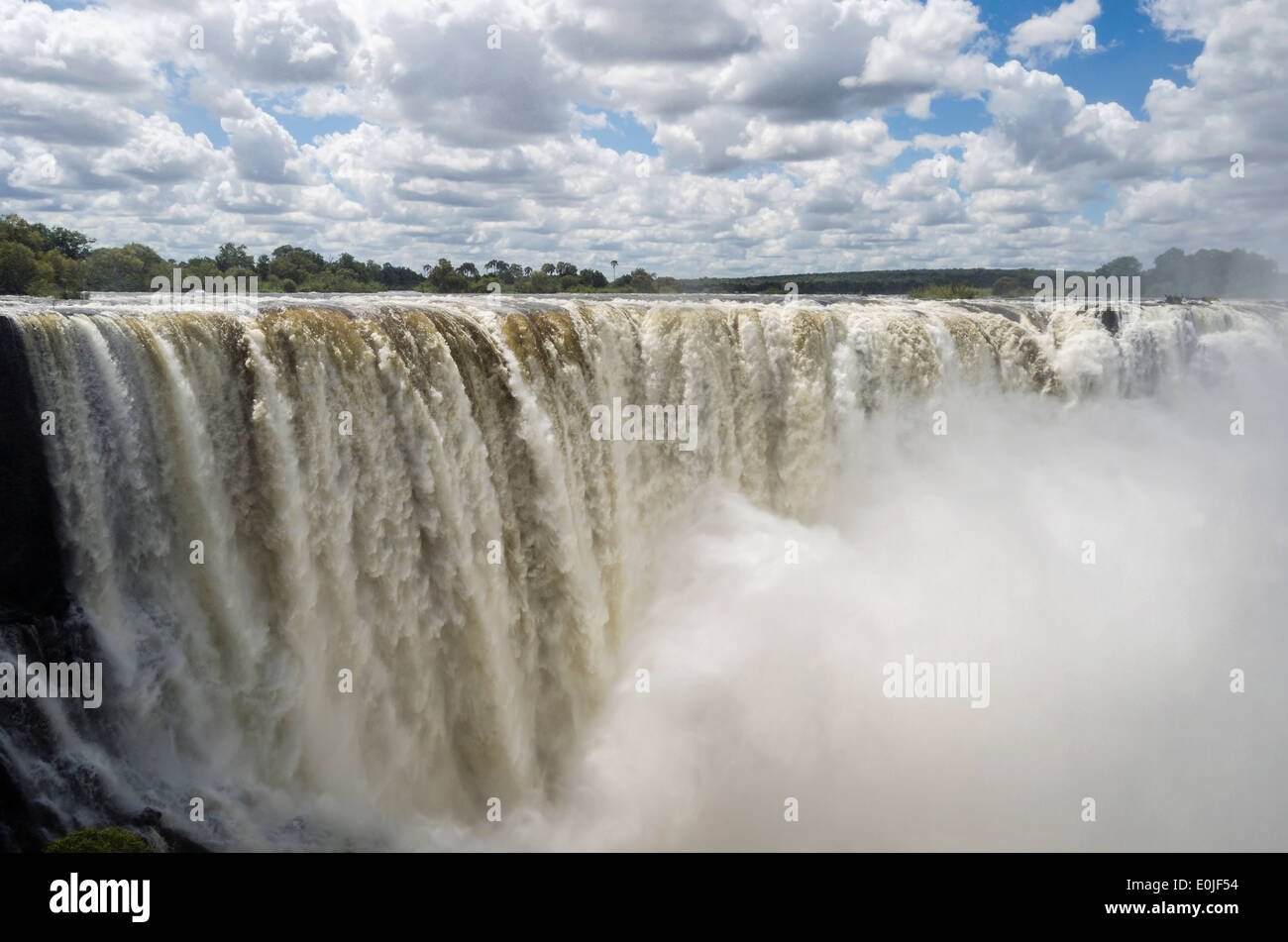 Victoria Falls in Zimbabwe Stockfoto