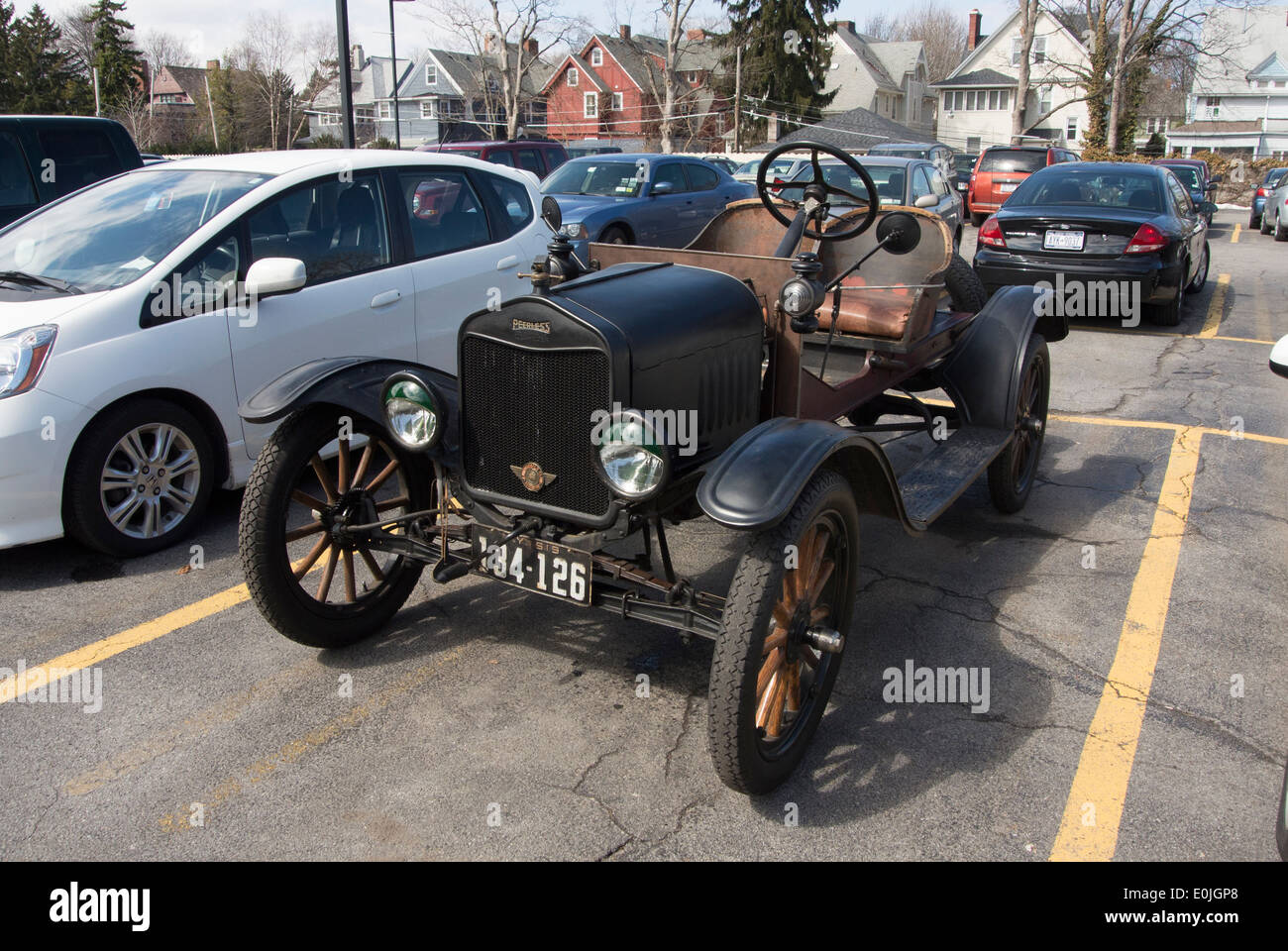 Peerless Automobile 1905. Stockfoto
