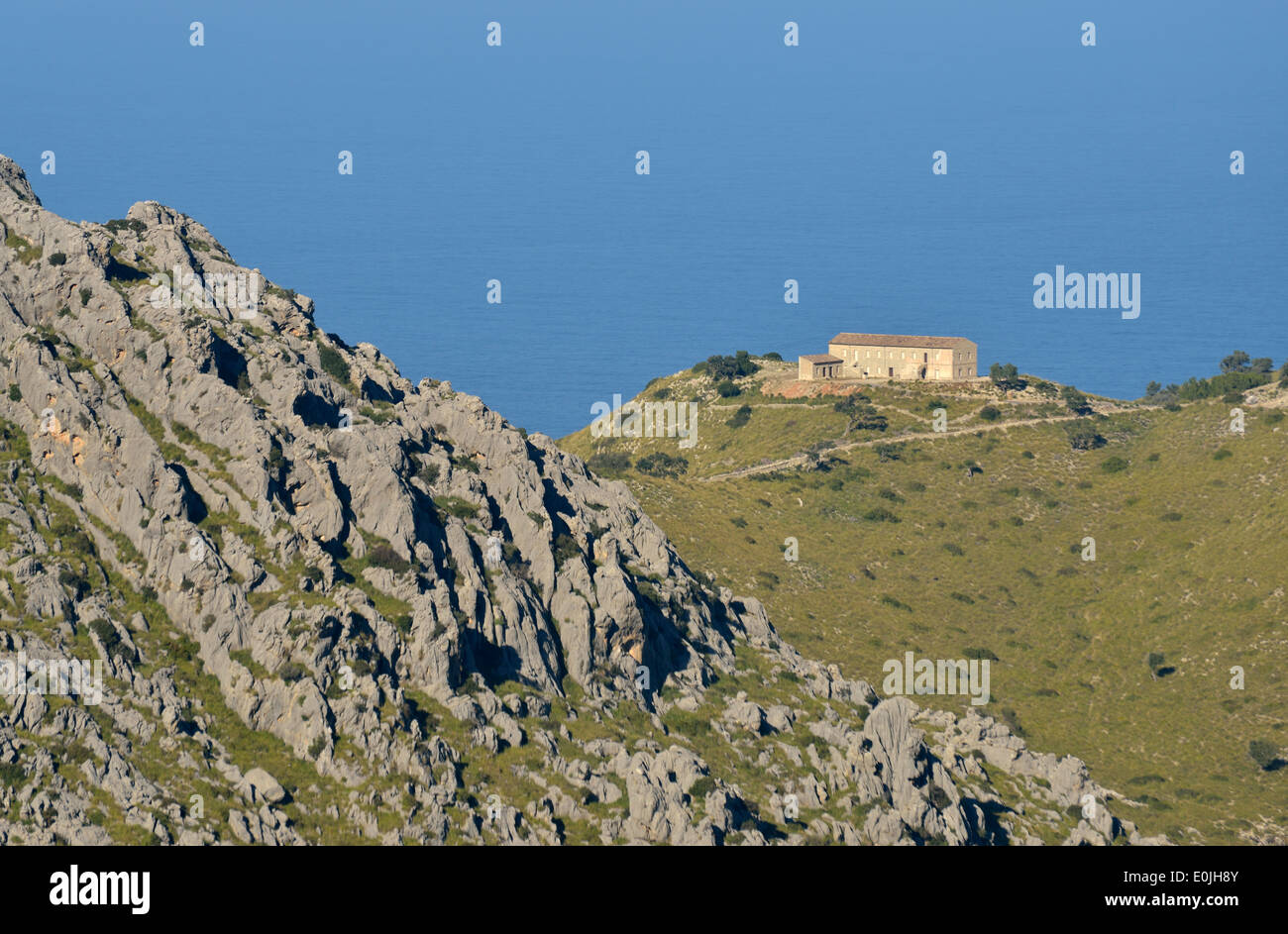 Landschaft in der Serra de Tramuntana-Gebirge, Mallorca, Spanien Stockfoto