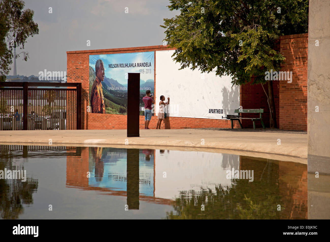 moderne Architektur der Apartheid Museum Johannesburg, Gauteng, Südafrika, Afrika Stockfoto