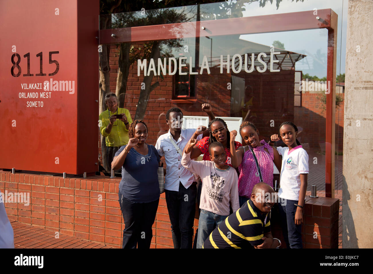 Nelson Mandela Haus in Soweto, Johannesburg, Gauteng, Südafrika, Afrika Stockfoto