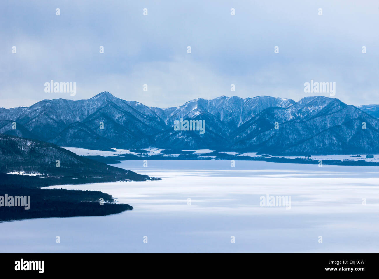 See Kussharo in Hokkaido, Japan Stockfoto