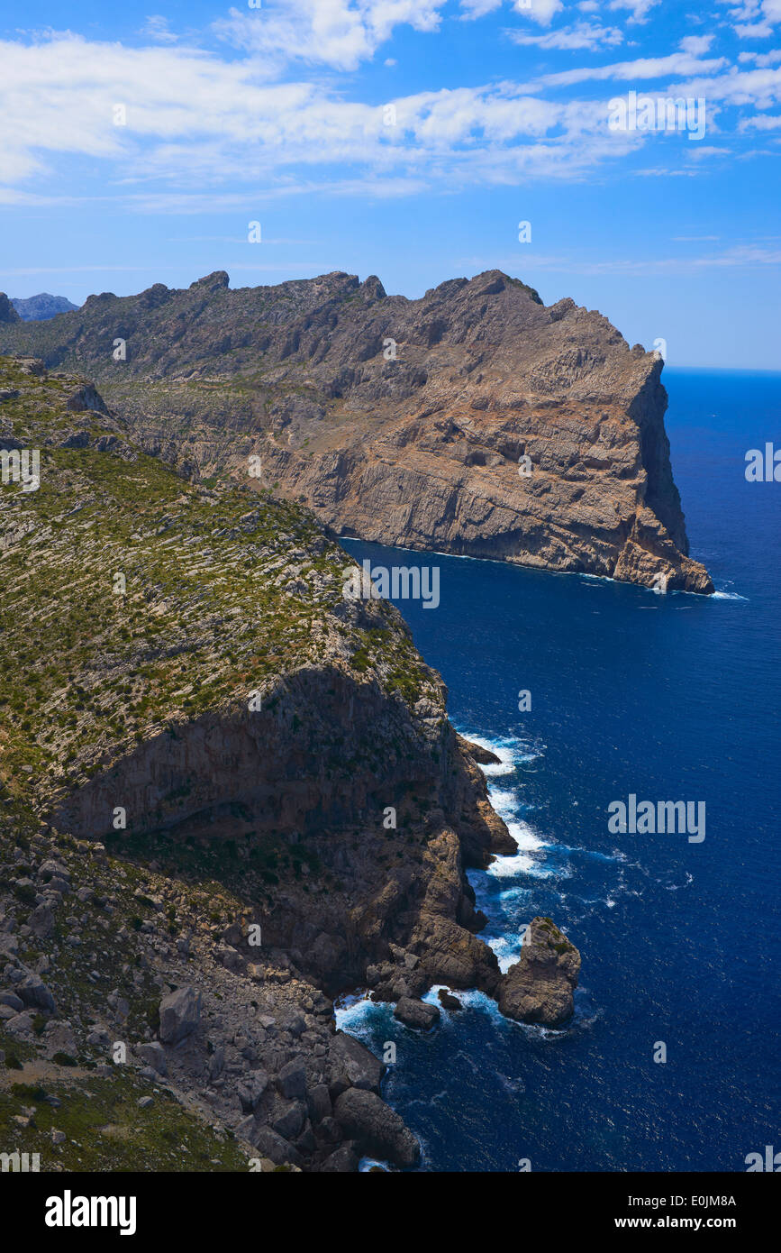 Mallorca, Cabo de Formentor, Blick Punkt, Kap Formentor, Serra de Tramuntana, UNESCO-Weltkulturerbe, Insel Mallorca, Major Stockfoto