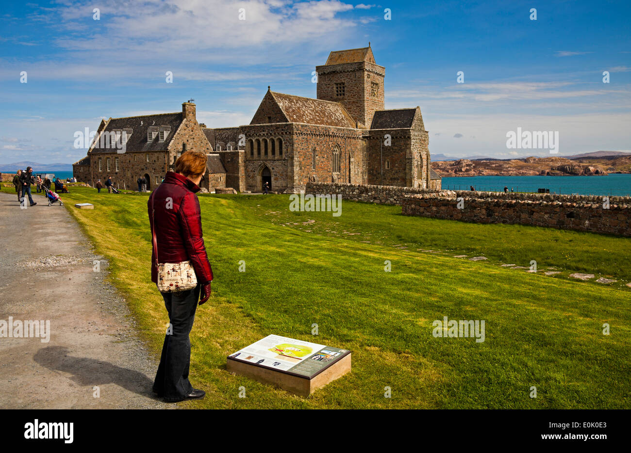 Abtei Isle of Iona Schottland, Vereinigtes Königreich Stockfoto