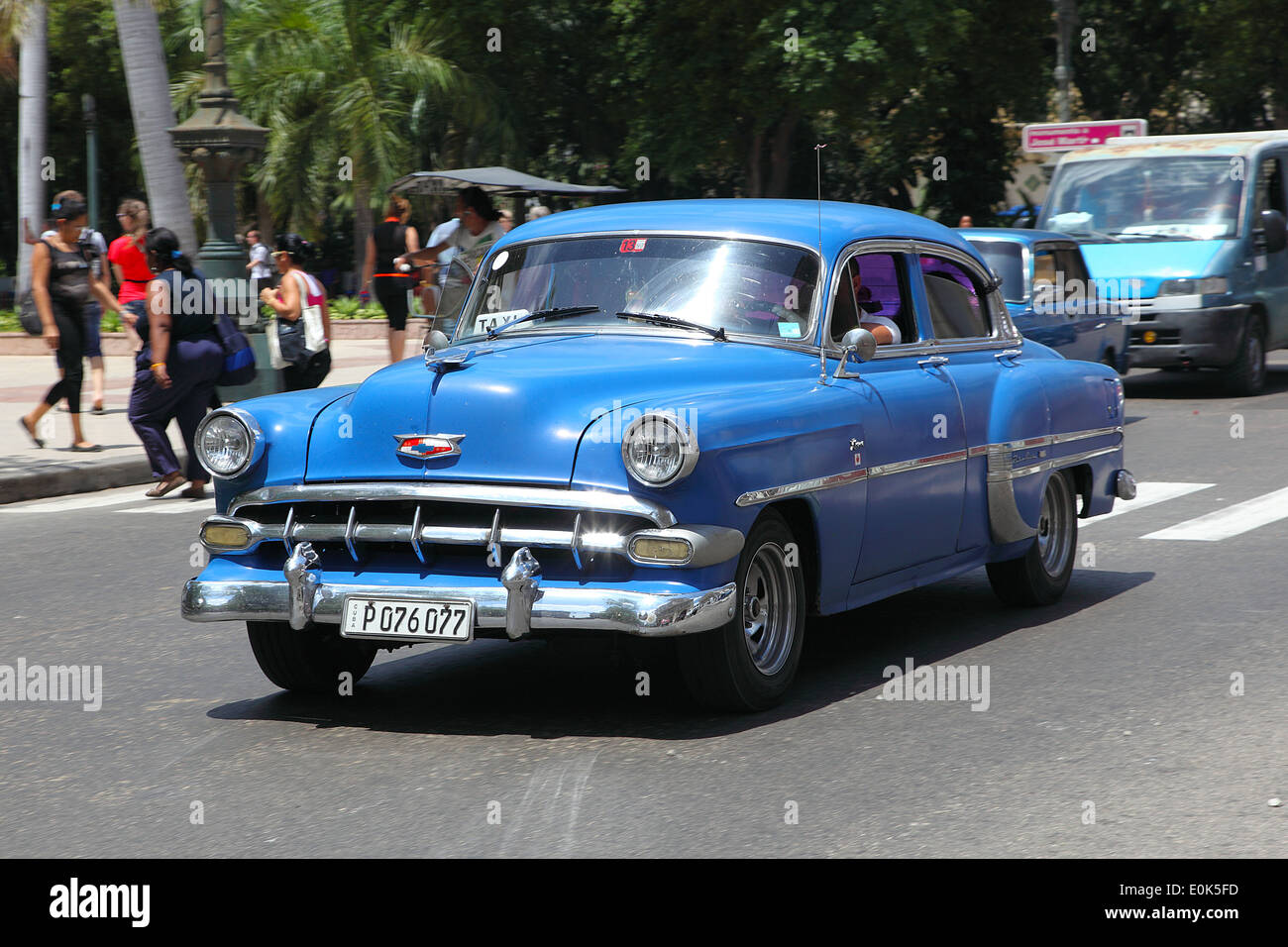 Amerikanische Oldtimer auf Kuba Stockfoto