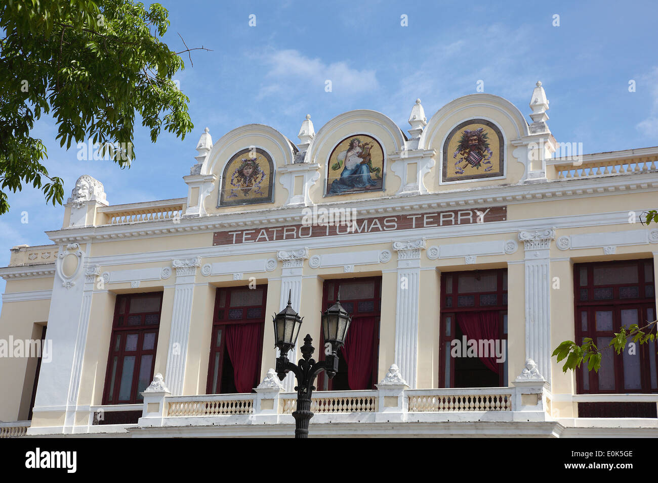 Tomas Terry Theater Cienfuegos Kuba Stockfoto