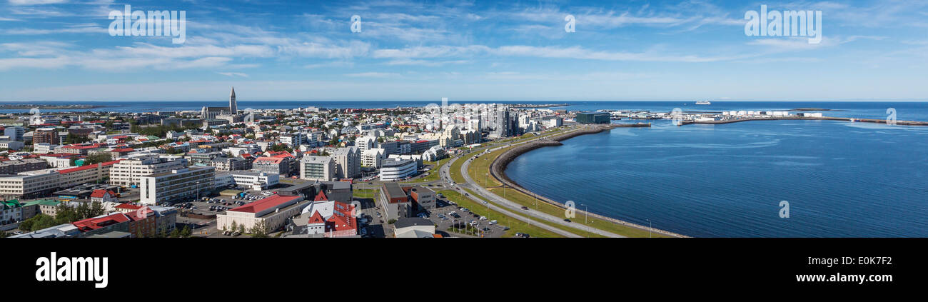 Küste Reykjavik, Island Stockfoto