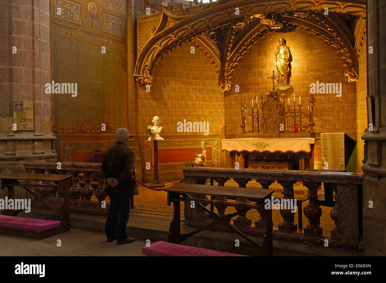 Auch, Gers Abteilung, Frankreich, Europa, Saint Mary Cathedral Stockfoto