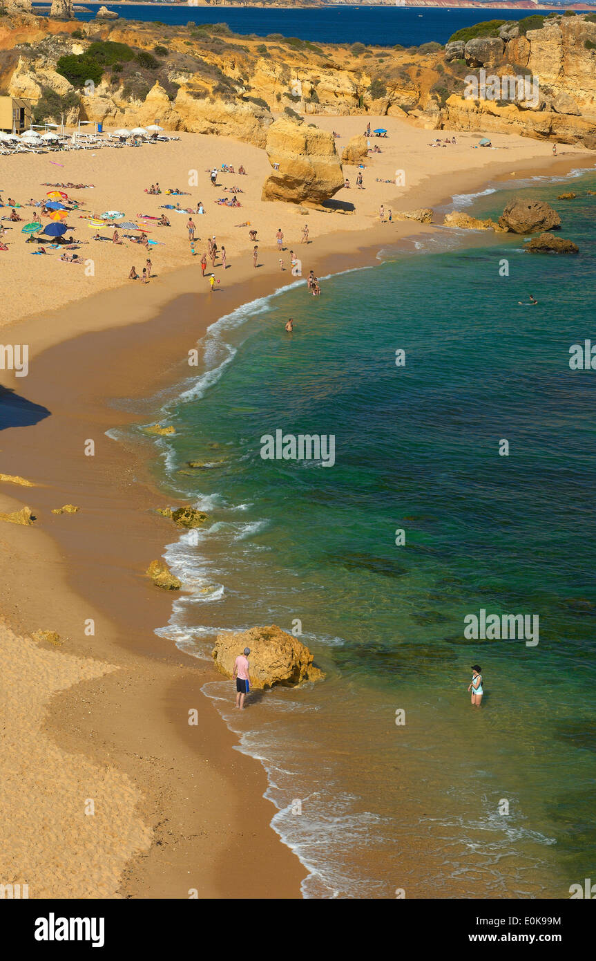 Albufeira, Sao Rafael Beach, Praia do São Rafael. Algarve, Portugal, Europa Stockfoto