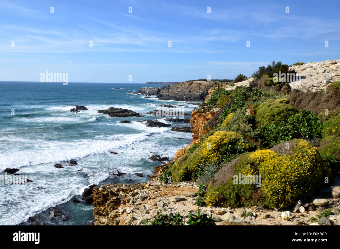Vicentina Küste Alentejo Portugal Stockfoto