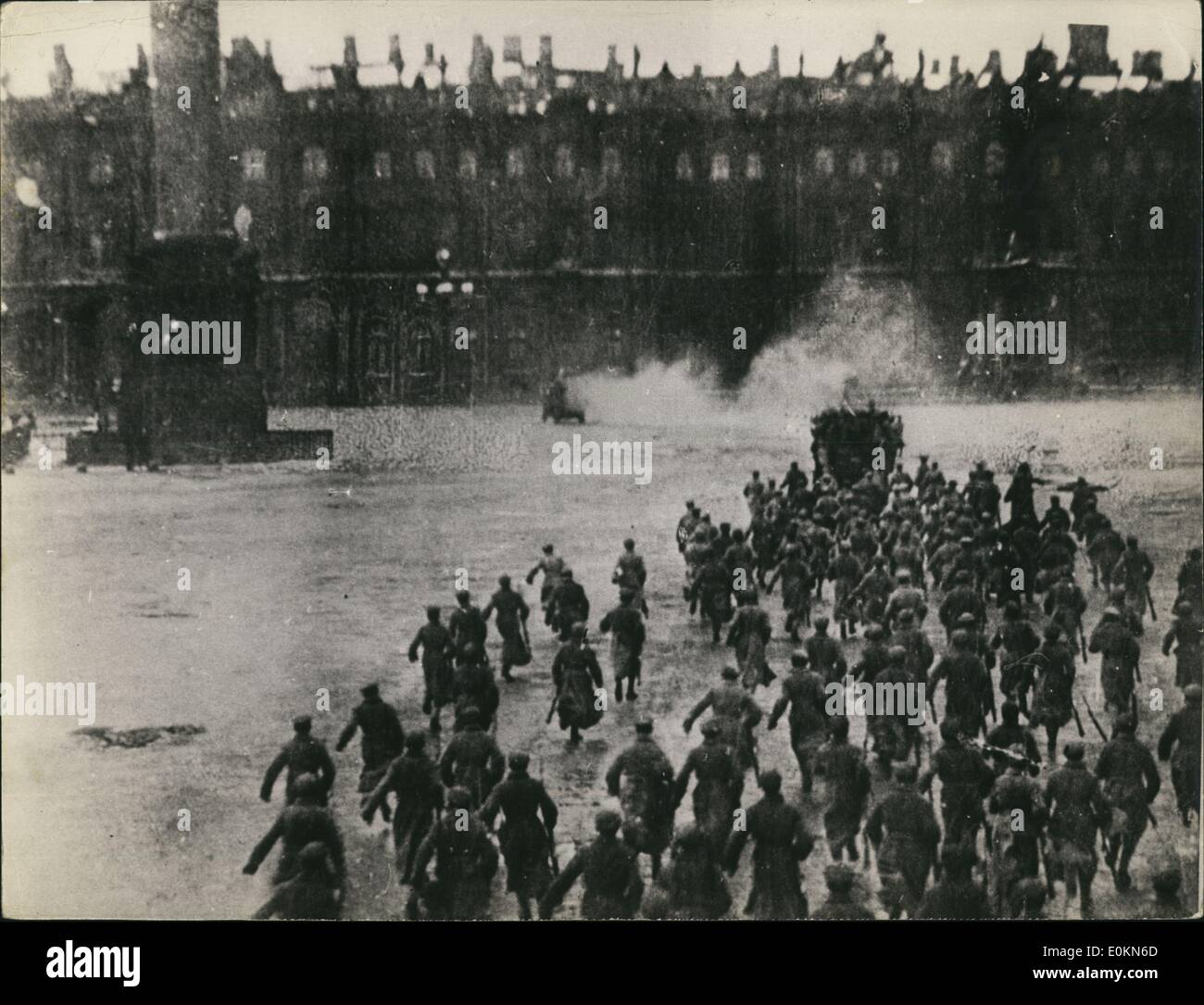 2. Februar 1917 - Petrogard. 1917. Sturm. '' (Unleserlich) Stockfoto