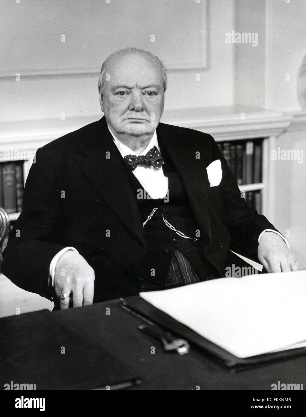 Premierminister Sir Winston Churchill Stockfoto