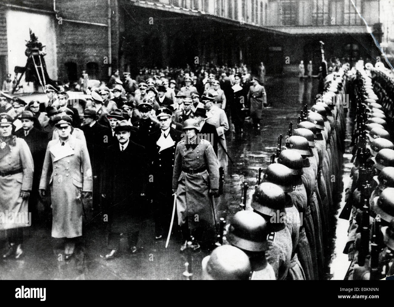 Molotow, sowjetischen Volkskommissar für auswärtige Angelegenheiten in Berlin Stockfoto