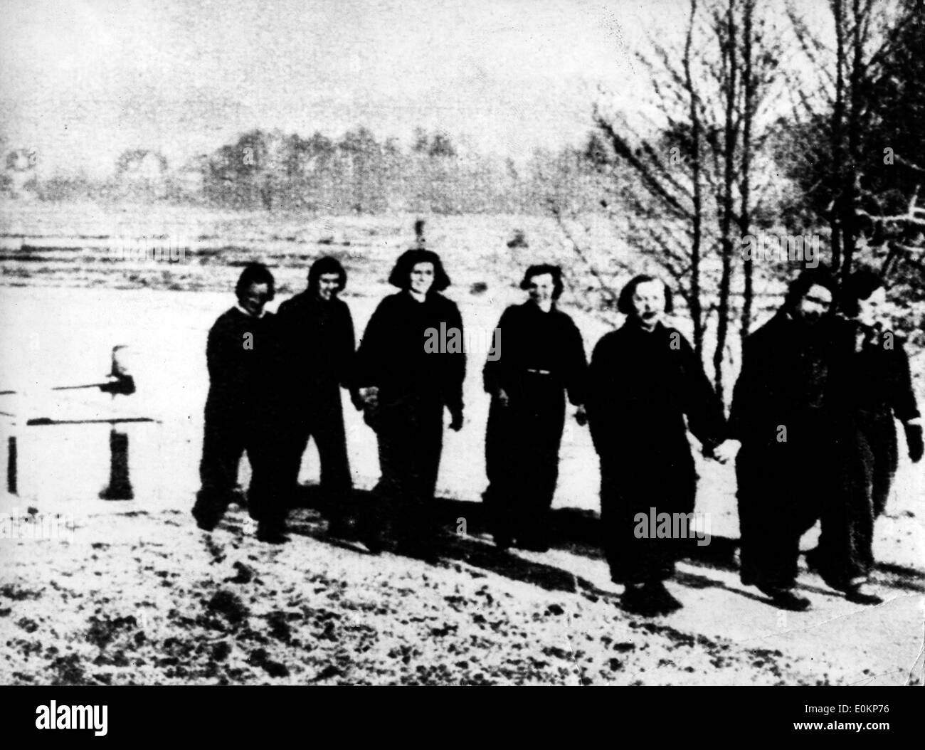 Eine Gruppe von unverheirateten Müttern ein Zuhause, wo perfekte "Arischen" Jugendliche in Nazi-Deutschland produziert wurden Stockfoto