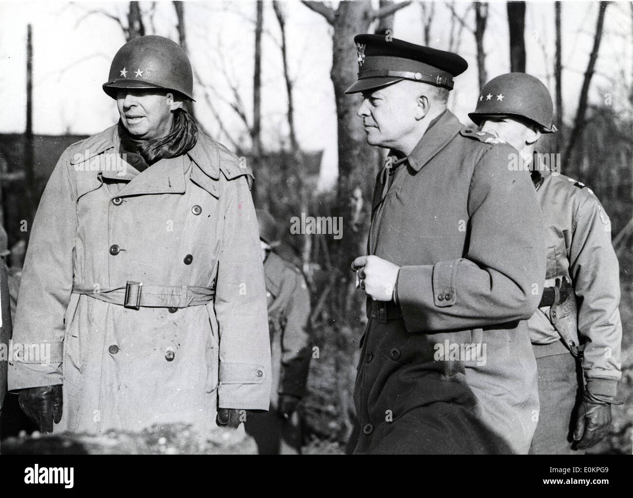 Präsident Eisenhower besucht Zitadelle Julrich Stockfoto