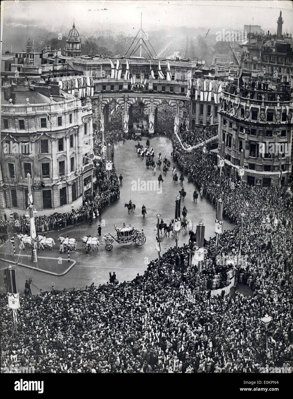 12. Mai 1937 - Krönung: King George VI Coronation Stockfoto