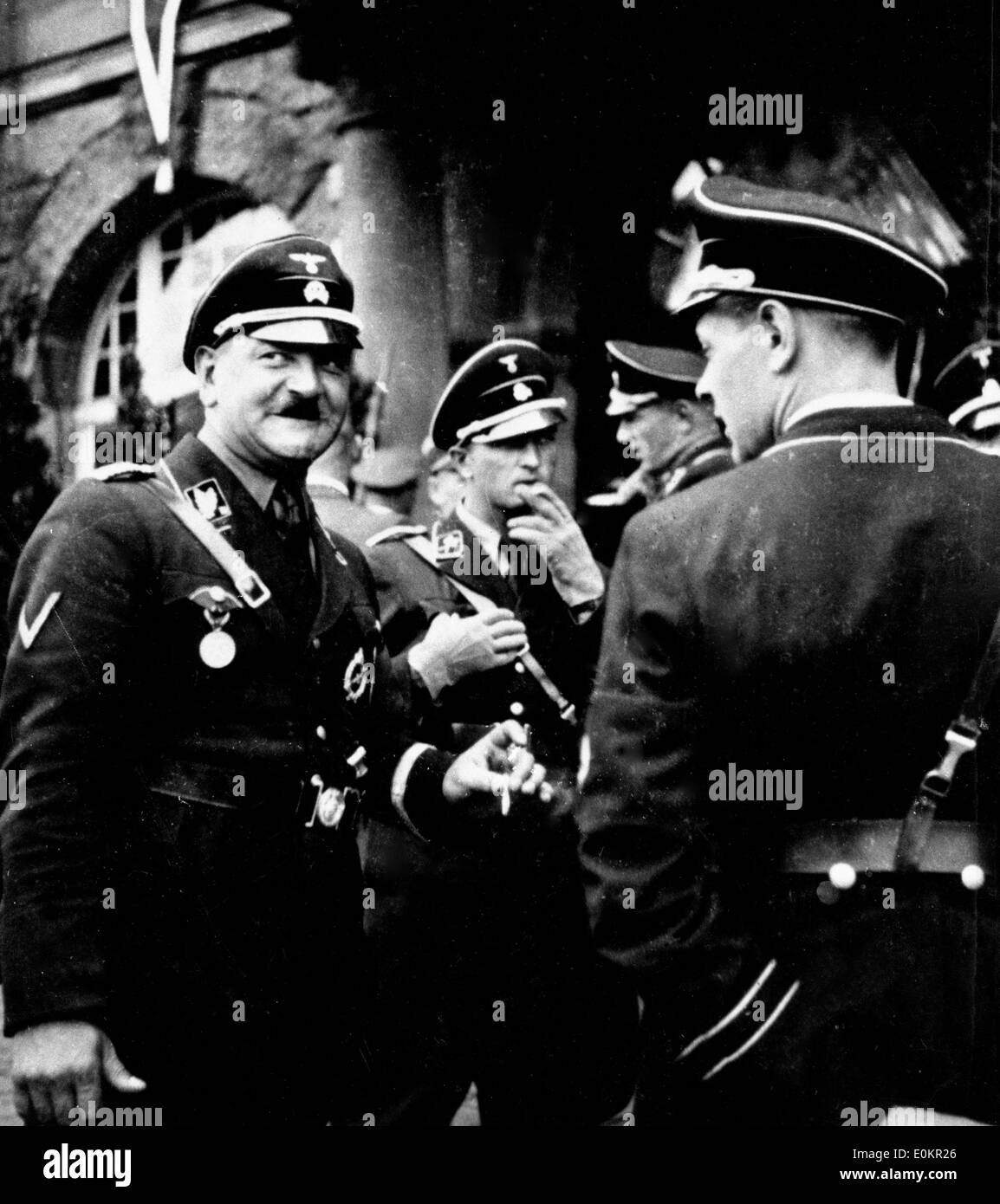 Nazi-Führer Sepp Dietrich im Jahre 1938 Stockfoto