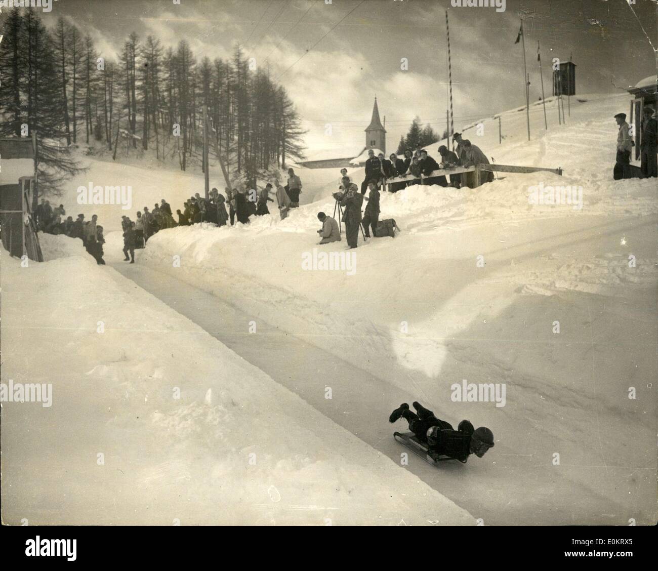 5. Februar 1948 Olympische Winterspiele? St. Moritz. Keystone