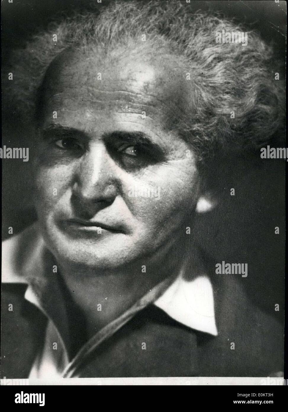 14. Mai 1948 - David Ben-Gurion, geboren 1886, Israel Arbeit: Premier ...