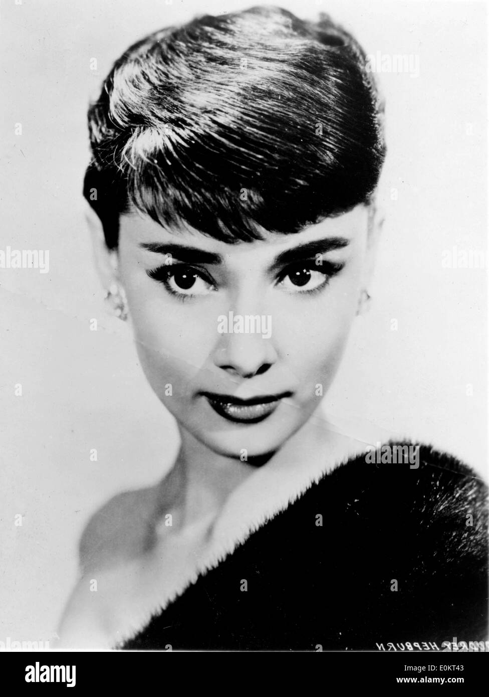 Porträt der Schauspielerin Audrey Hepburn Stockfoto