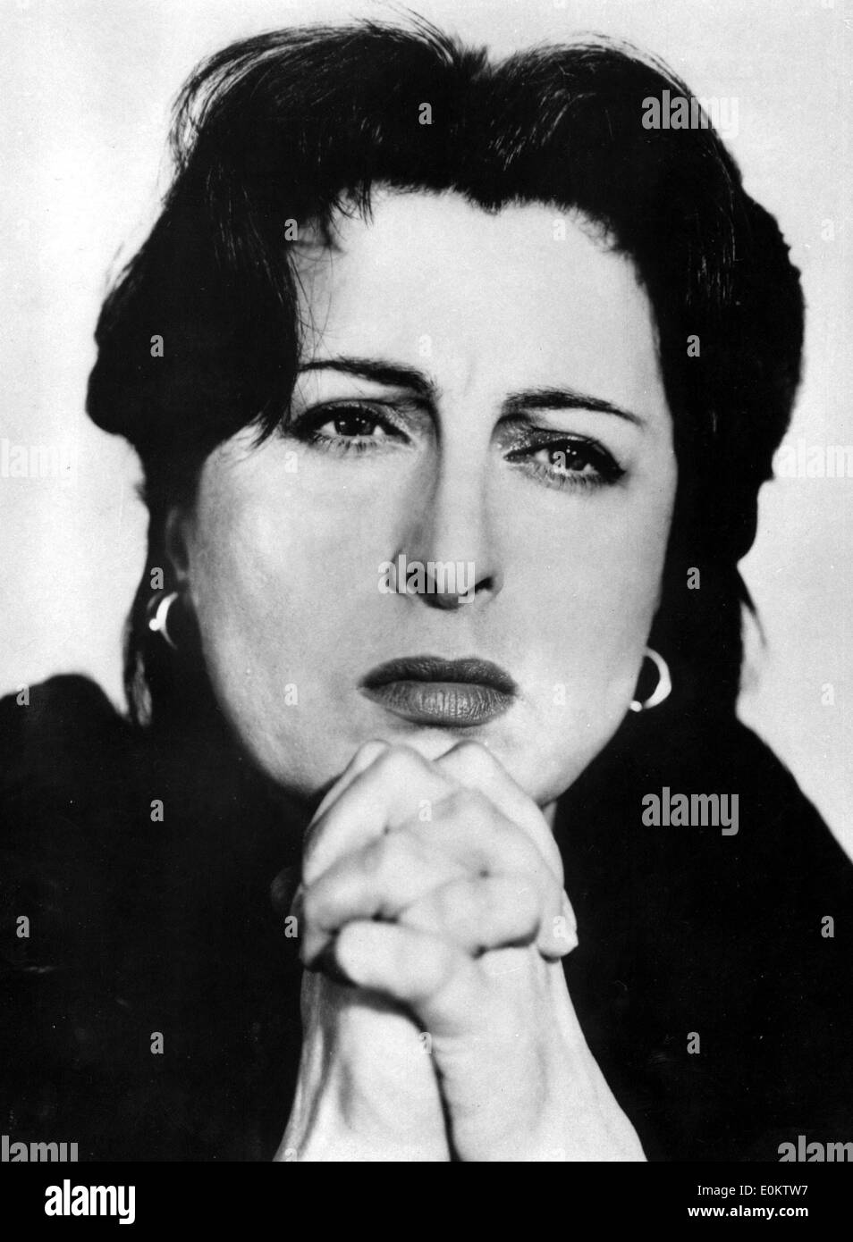 Schauspielerin Anna Magnani beten Stockfoto