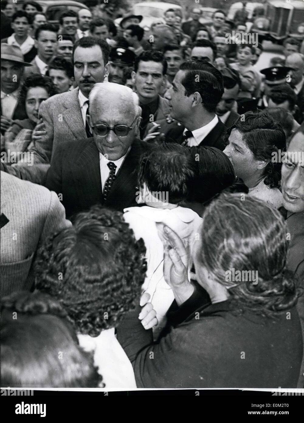 12. Mai 1953 - die Einweihung des Lauro Stockfoto