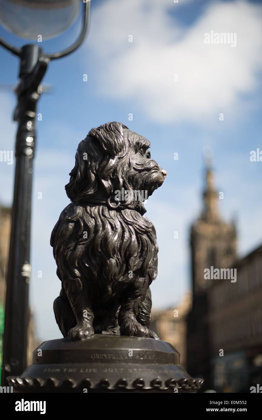 Greyfriars Bobby, in Edinburgh, Schottland Stockfoto