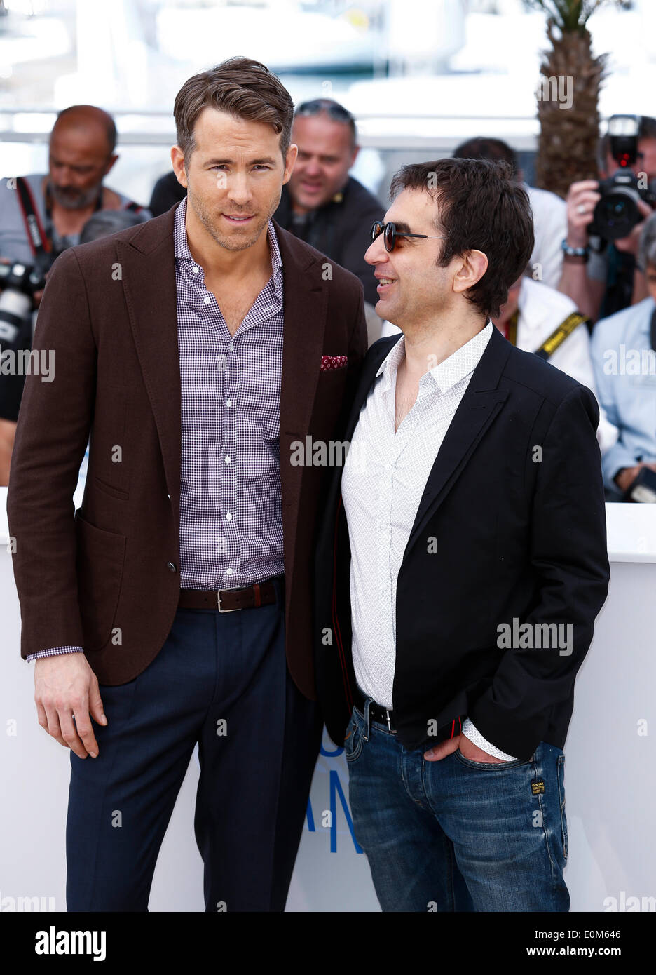 RYAN REYNOLDS ATOM EGOYAN GEFANGENEN PHOTOCALL. 67. CANNES FILM-FESTIVAL CANNES Frankreich 16. Mai 2014 Stockfoto