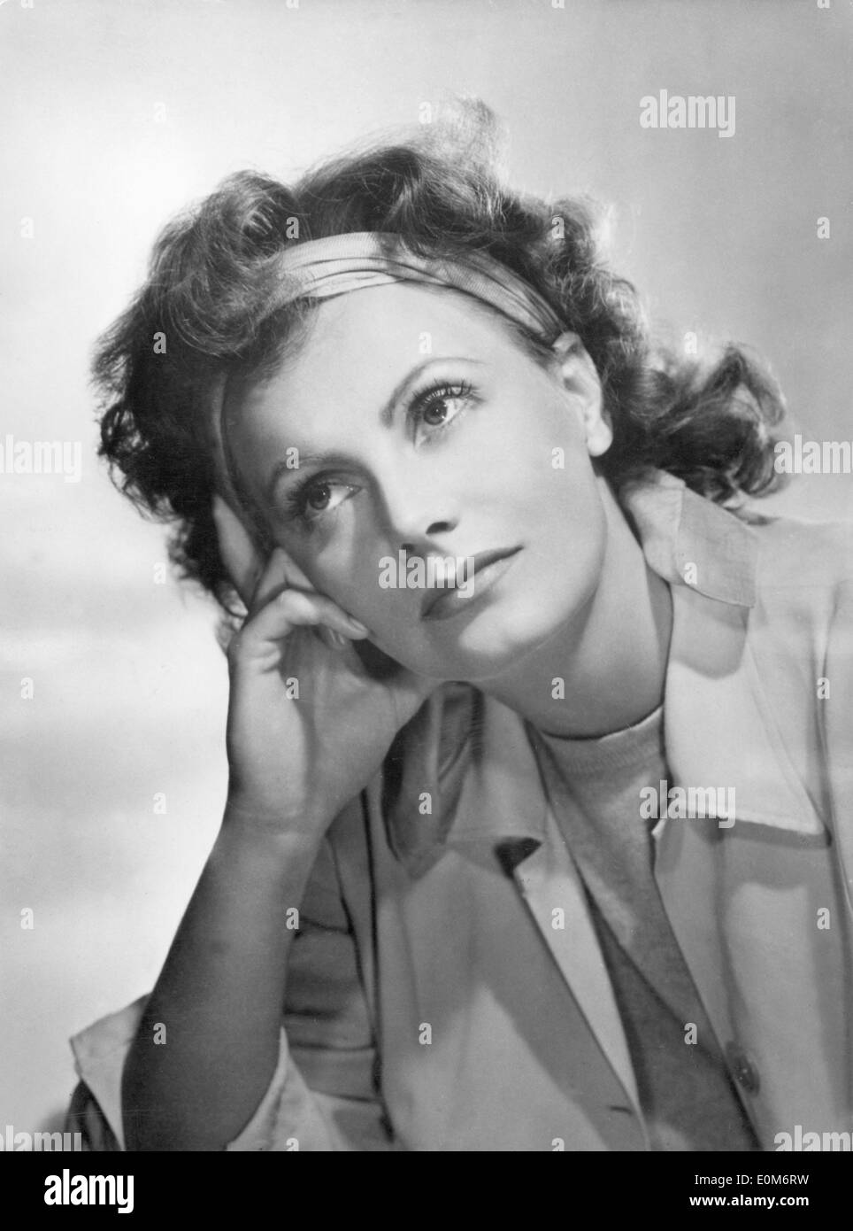 Porträt der Schauspielerin Greta Garbo Stockfoto