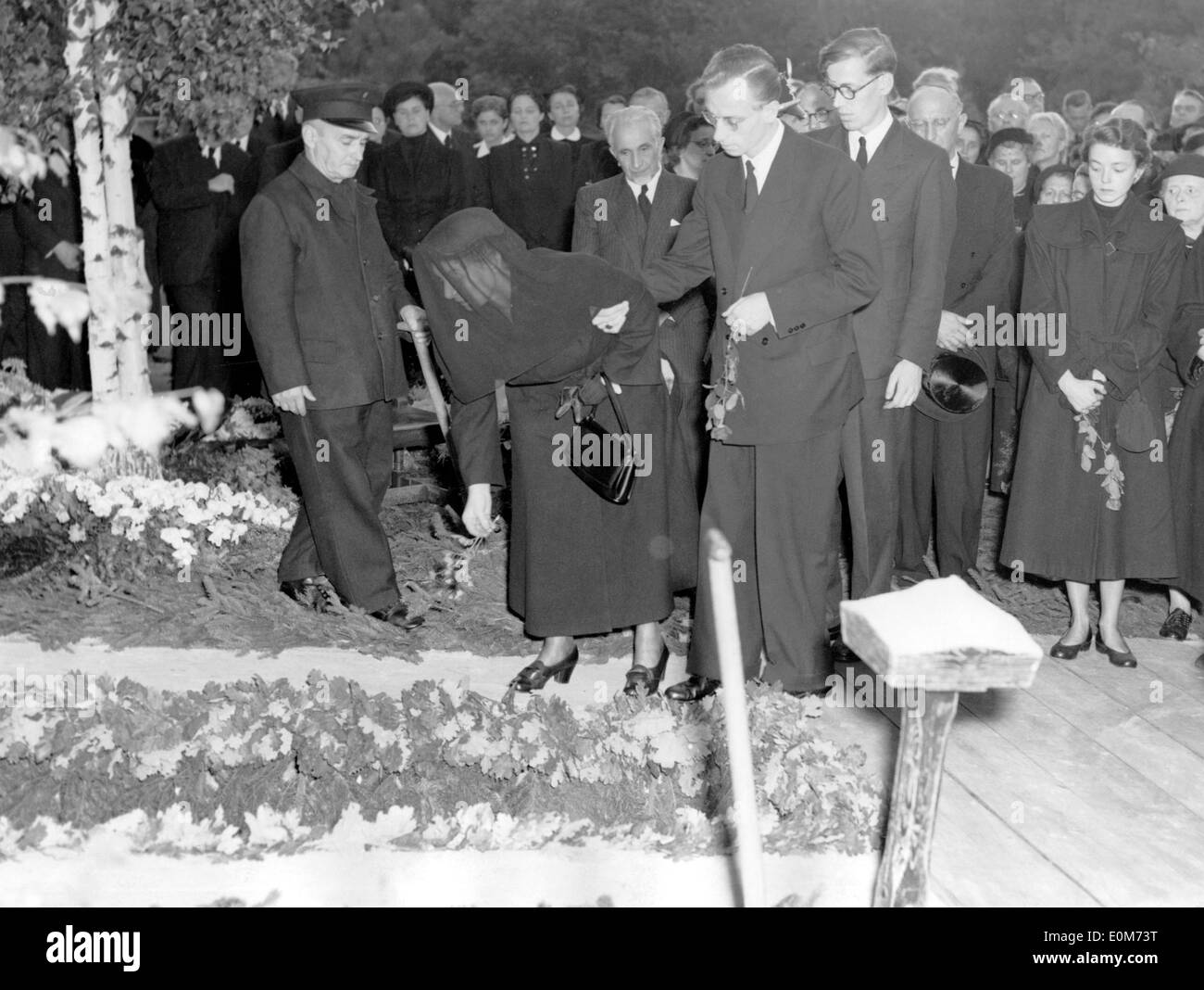 Beerdigung von Ernst Reuter Stockfoto