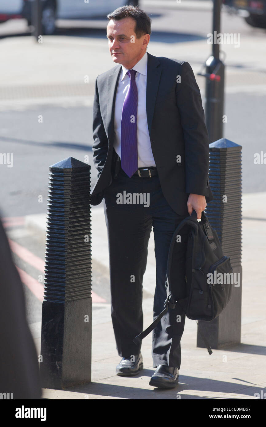 Großbritannien, London: Pascal Soriot, Chief Executive von AstraZeneca am 14. Mai 2014 in London. Stockfoto