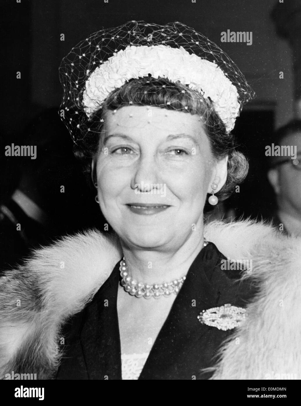 First Lady Mamie Eisenhower Stockfoto