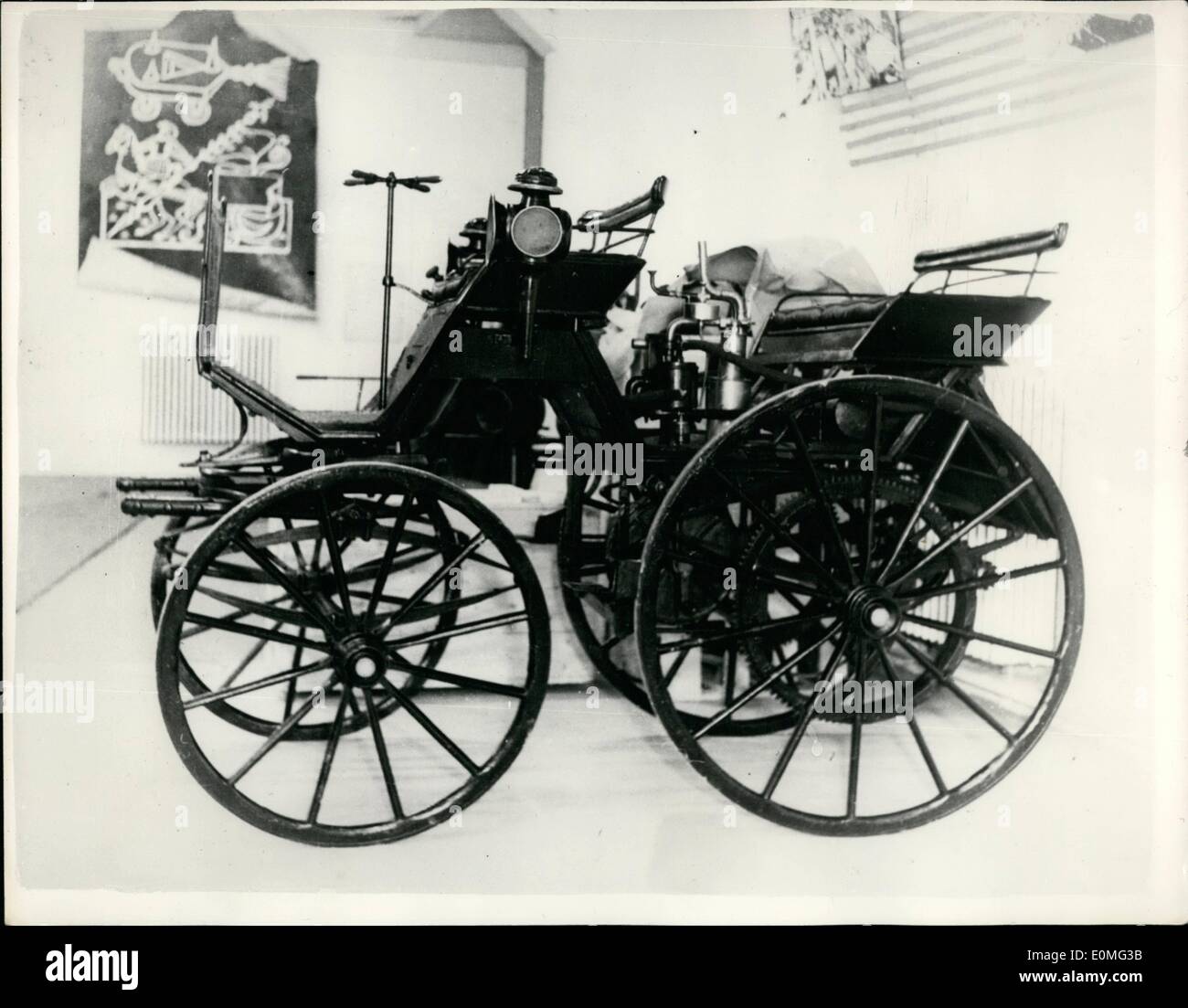 3 Marz 1955 Eines Der Altesten Motor Autos Der Welt Alte