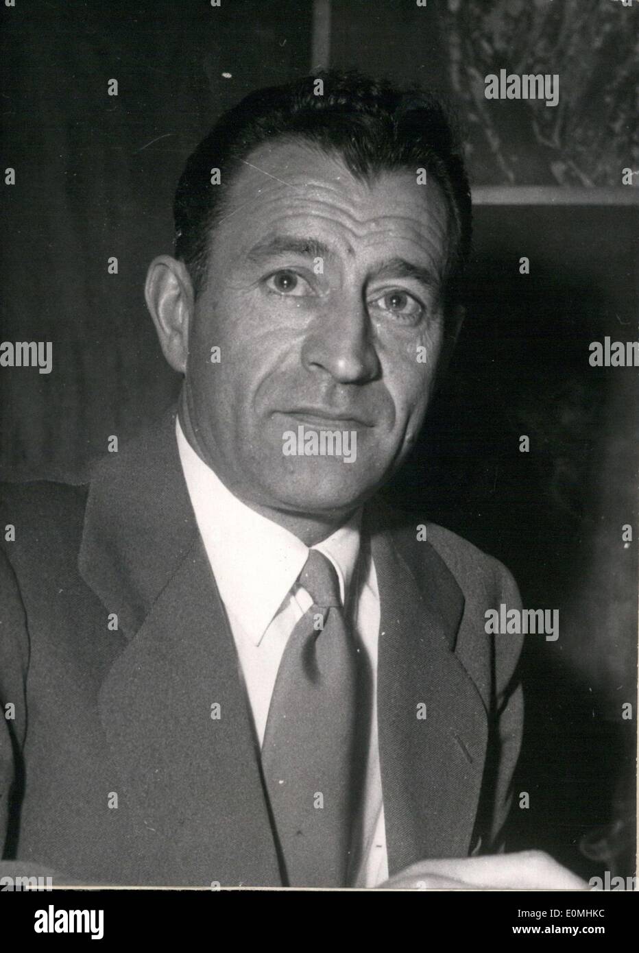27. Mai 1955 - Jean Franco machte Berge des Himalaya-expedition Stockfoto