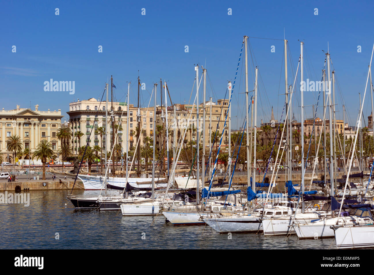 Die Marina Port Vell, Barcelona, Spanien Stockfoto